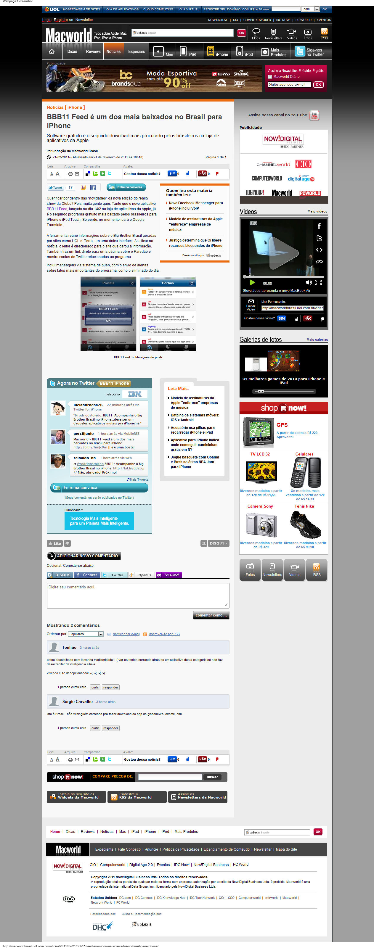 Press — Macworld Brasil